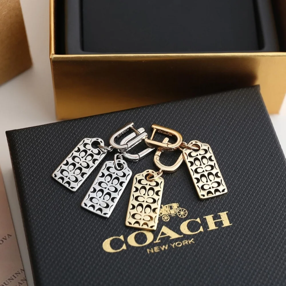 Coach Hang Tag Earrings - Picture 3 of 8